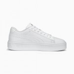 4sn Puma 390758-01 Smash Platform v3 Sneakers Women - white/silver